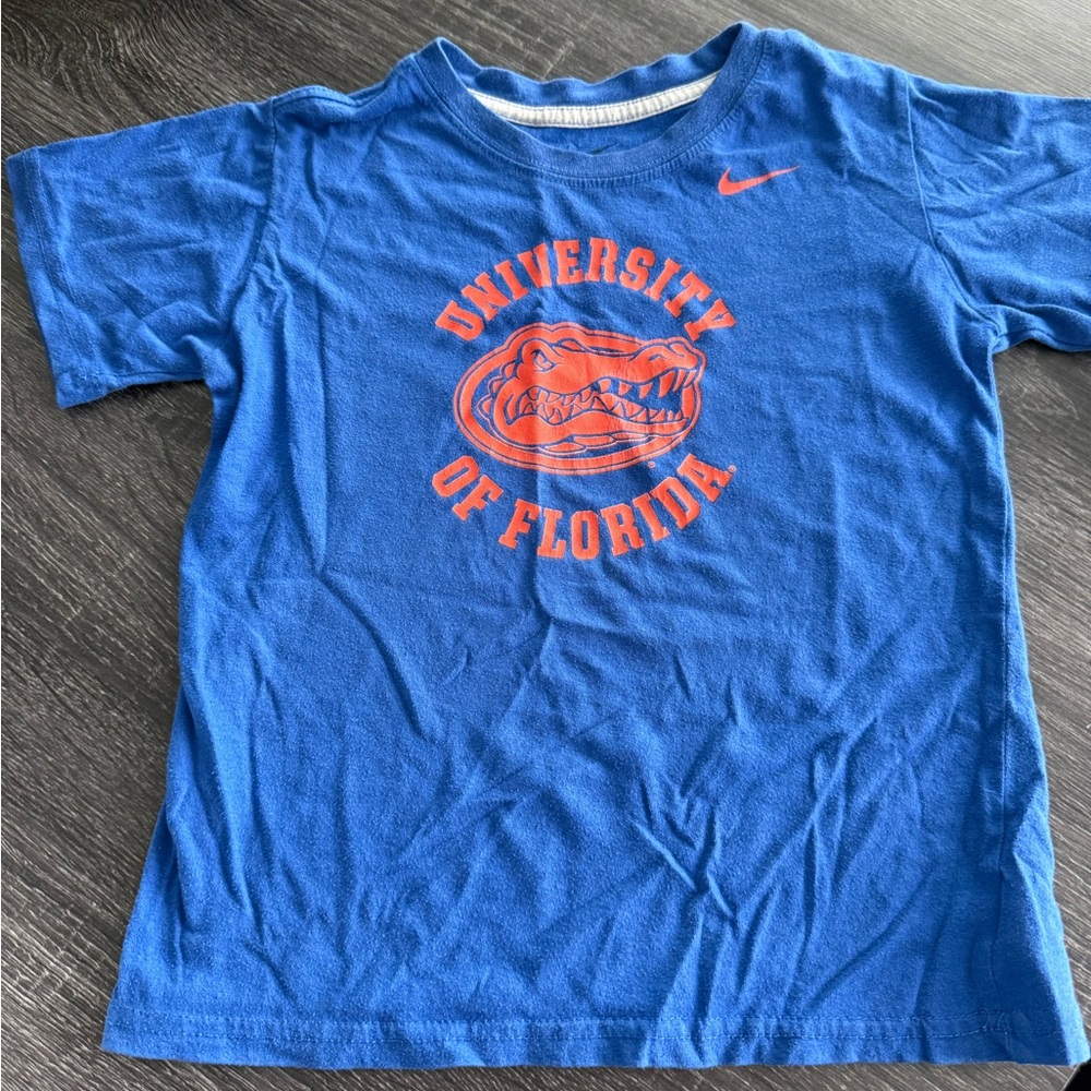 Nike Blue and Orange University of Florida Kids Tee